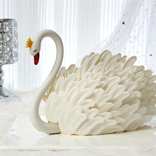 天鹅之舞-致高贵纯洁的你-1磅【主题蛋糕】 商品图1