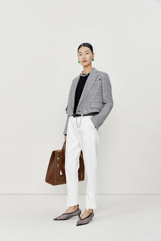 玛丝菲尔 千鸟格小西装短外套A1CX1131E 商品图3
