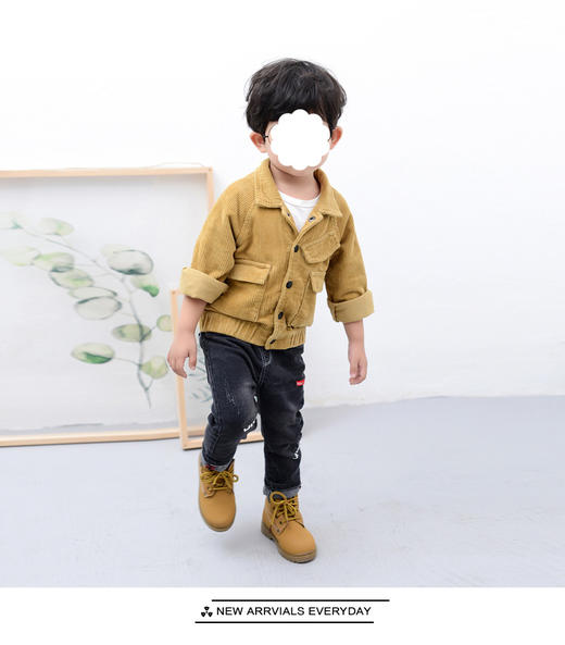 裁缝学苑 TD11儿童上衣休闲夹克1:1实物服装纸样剪裁图纸牛皮纸样 商品图2