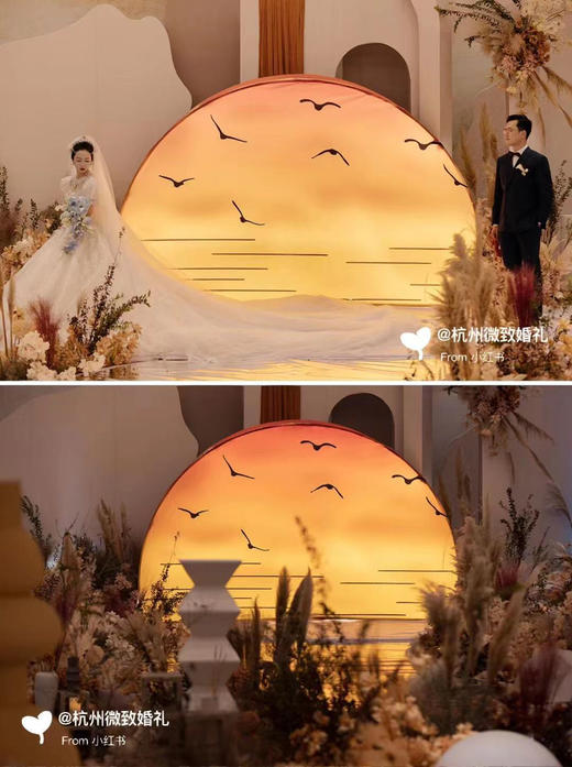 发光落日半月背景（运费自理） 商品图5