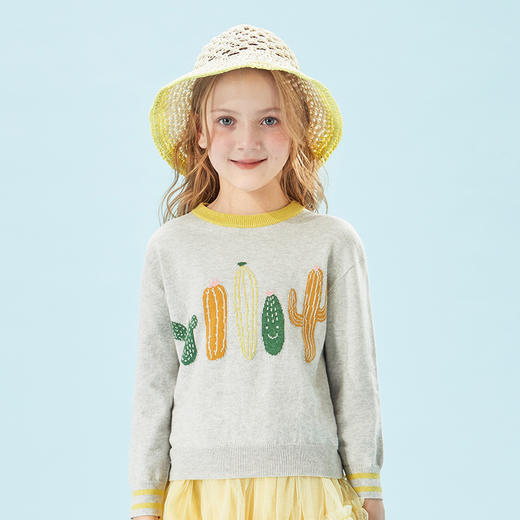 【棉羊绒卡通毛衣】羊绒世家童装纯棉毛衣时尚卡通图案男童宝贝针织毛衣 商品图0