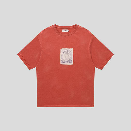 GOODBAI 916 洗水邮票图案T恤 商品图2