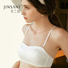 金三塔无肩带抹胸女春夏法式蕾丝可插片聚拢文胸真丝无钢圈内衣   NZFBB396 商品缩略图0