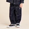 mettekids儿童裤子2022秋季新款童装牛仔裤男童潮直筒宽松休闲裤 商品缩略图1