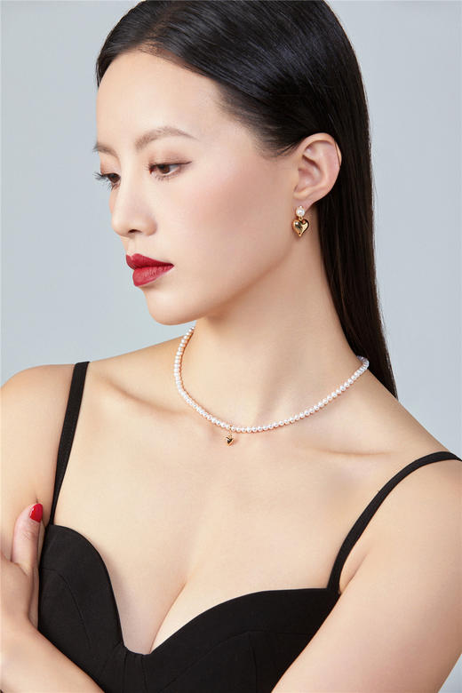 pearl moments 小金心 4号baby全珠珍珠项链 商品图5