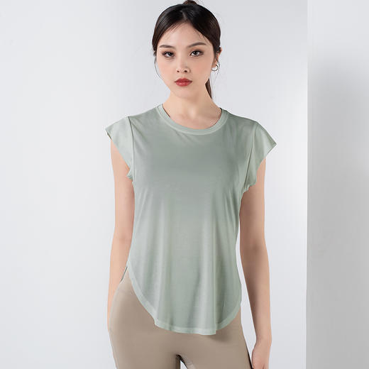 【限时秒】YOGACODE火树银花/宽松遮肉无袖瑜伽罩衫YCDS420 商品图2