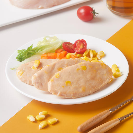 【袋鼠先生】玉米鸡胸肉饼60g  新老包装交替发货 商品图3