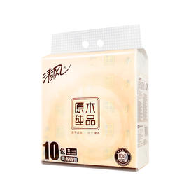清风原木纯品2层150抽抽纸BR38A6