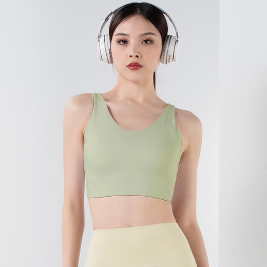 【限时秒】YOGACODE火树银花/高强度无痕背扣防震裸感瑜伽胸围YCDS355 商品图8