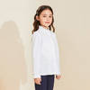 mettekids女童衬衫儿童秋装长袖上衣2022新款洋气时髦白色衬衣 商品缩略图3