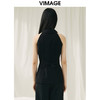 VIMAGE纬漫纪夏季新款通勤气质显瘦百搭无袖衬衣V1909511 商品缩略图4