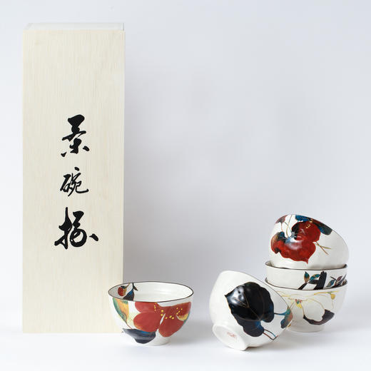 日本ceramic 蓝系列米饭碗套装五件套 商品图2