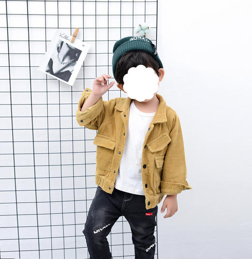 裁缝学苑 TD11儿童上衣休闲夹克1:1实物服装纸样剪裁图纸牛皮纸样 商品图6