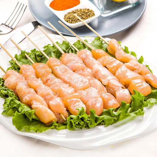 【东北外运】希波沙茶味鸡柳串400g 炸串营养健康美味半成品烤箱空气炸锅适配 商品图1