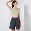 【限时秒】YOGACODE火树银花/拼纱假两件宽松透气瑜伽五分裤套装YCDS412+YCDS476 商品缩略图13