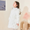 mettekids女童羽绒服冬季中长款保暖外套儿童纯色白鹅绒洋气童装 商品缩略图2
