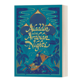 英文原版 Aladdin & the Arabian Nights 阿拉丁和一千零一夜 皮革精装版 巴诺儿童经典 英文版 进口英语原版书籍