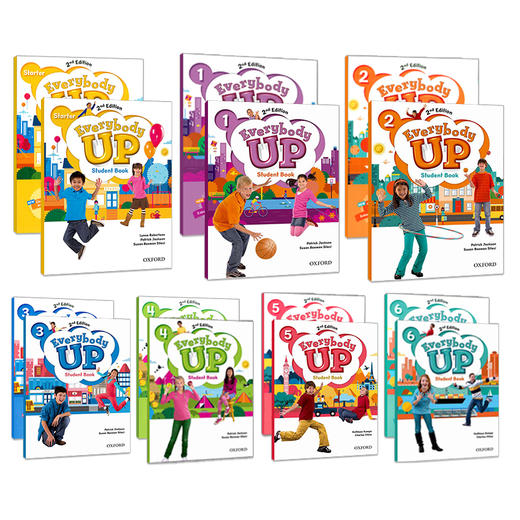 新版everybodyup教材进口牛津少儿英语自然拼读Everybody up starter1/2/3/4/5/6级别全套少儿入门零基础学习全套学生书+练习册APP 商品图0