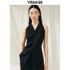 VIMAGE纬漫纪夏季新款通勤气质显瘦百搭无袖衬衣V1909511 商品缩略图5