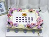 团建活动紫色裱花鲜花蛋糕（图片是14寸） 商品缩略图0