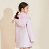 mettekids女童棉外套2022春秋新款雨衣儿童防水防风粉色翻领童装 商品缩略图3