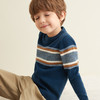 【童装羊绒衫】羊绒世家21年秋冬童装羊绒衫舒适保暖条纹针织毛衣 商品缩略图2