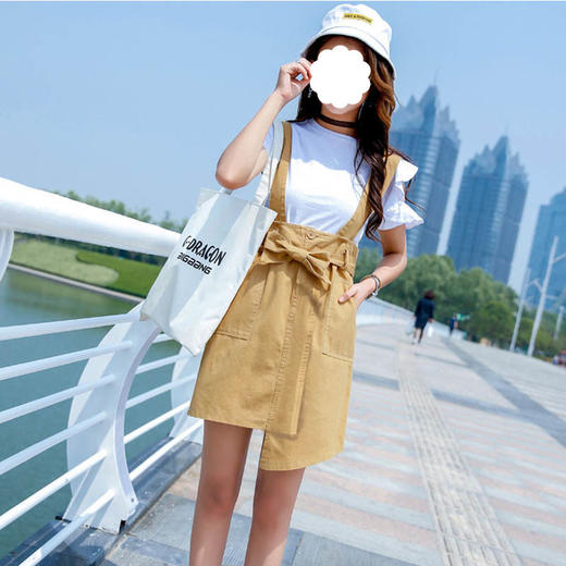 裁缝学苑 AD04-TD16亲子背带裙1:1实物服装纸样剪裁图纸牛皮纸样 商品图5