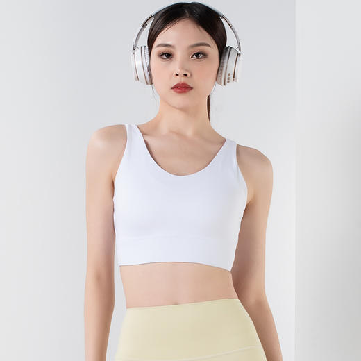 【限时秒】YOGACODE火树银花/高强度无痕背扣防震裸感瑜伽胸围YCDS355 商品图7
