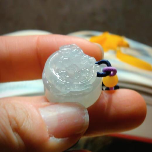 翡翠小螭龙印钮挂件 商品图0