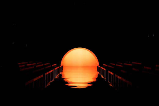 发光落日半月背景（运费自理） 商品图1