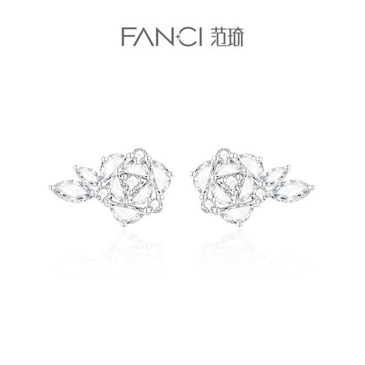 玫瑰之约【耳钉】 商品图0