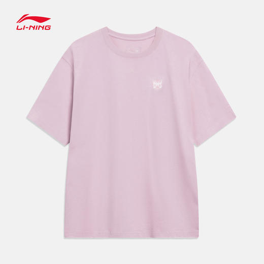 【XL/2XL断码】李宁 2023夏季新品樱花系列国潮男女情侣同款棉短袖文化衫AHST205【库存有限，如无货将做退款，介意慎拍！】 商品图4