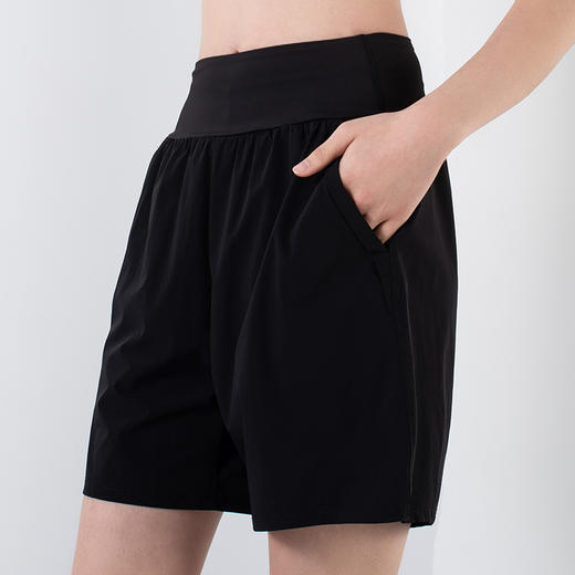 【限时秒】YOGACODE火树银花/拼纱假两件宽松透气瑜伽五分裤套装YCDS412+YCDS476 商品图8