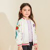 mettekids儿童夹克女童春秋绣花2022新款童装上衣中大童洋气外套 商品缩略图3