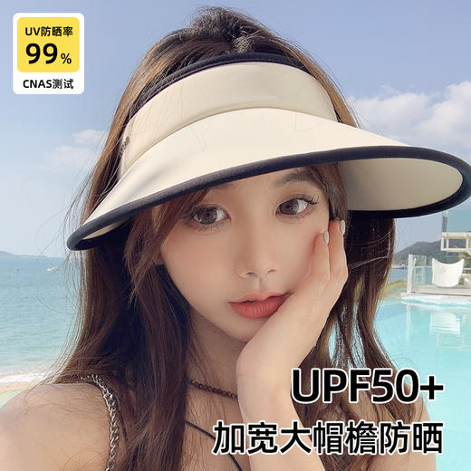 【sunnyuvcut】加大加宽防晒空顶帽 AJMZ4424 商品图0