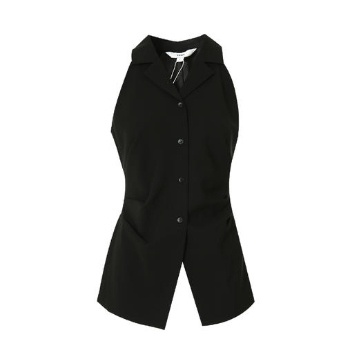 VIMAGE纬漫纪夏季新款通勤气质显瘦百搭无袖衬衣V1909511 商品图6