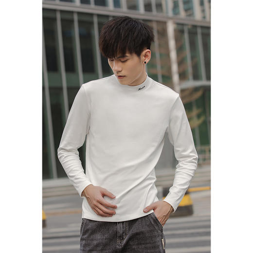 HX 春季中领长袖T恤/Y102310004103/04 商品图4