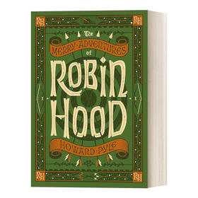 英文原版 Merry Adventures Of Robin Hood 罗宾汉奇遇记 皮革精装版 巴诺儿童经典 英文版 进口英语原版书籍