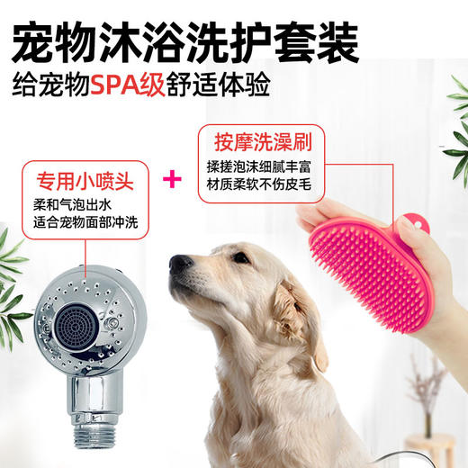 宠物洗浴套装 韩国RK宠物专用喷头+宠物洗澡刷 商品图0