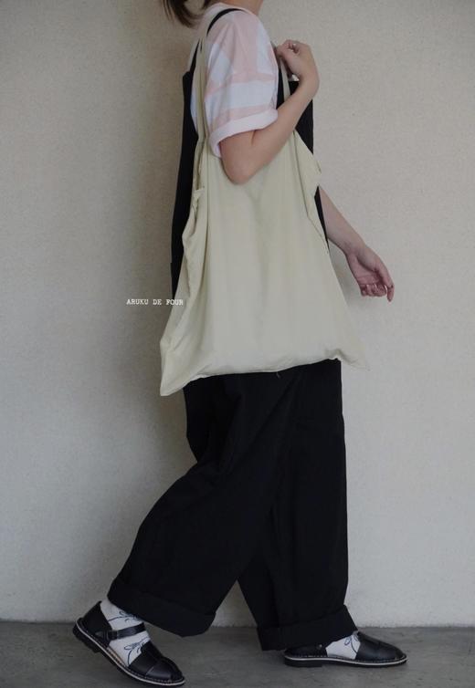 g米色黑色背带裤 商品图3