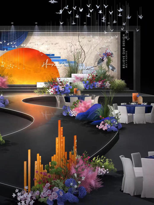 发光落日半月背景（运费自理） 商品图3