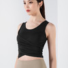 【限时秒】YOGACODE【火树银花系列】交叉褶皱一体式胸垫瑜伽背心YCDS490 商品缩略图2