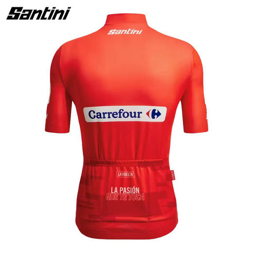 新款正品SANTINI 环西班牙LA VUELTA 总成绩红色领骑衫骑行服 商品图2