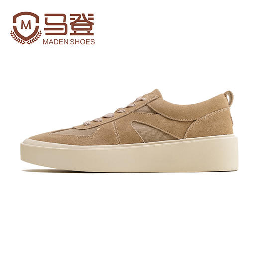 男鞋2023春季新款板鞋美式复古厚底百搭潮流小众德训低帮休闲鞋子 商品图9