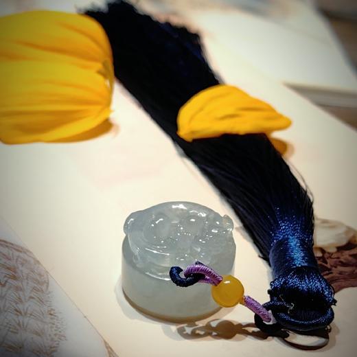 翡翠小螭龙印钮挂件 商品图7