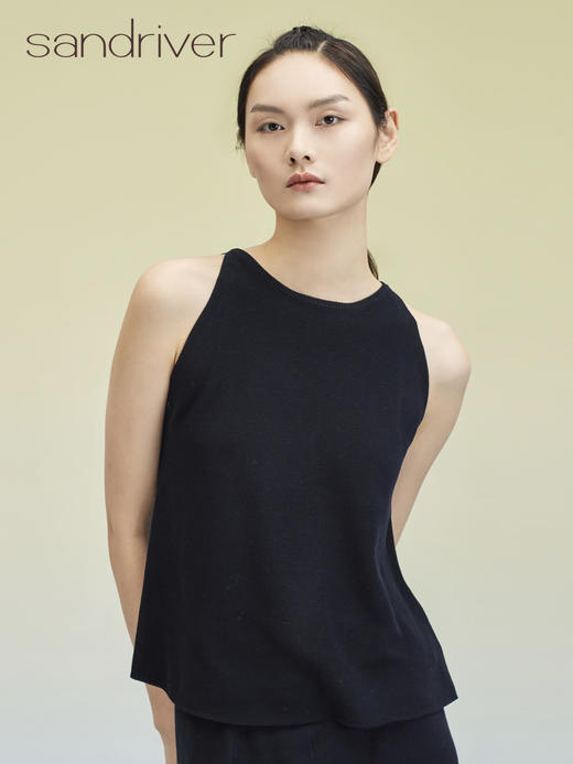 沙涓 吊带女背心 SJS95W019K 商品图0