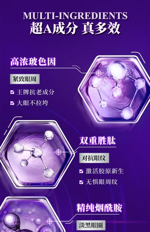 【品牌授权】科颜氏紫玻A多重修颜眼霜14ml  商品图2
