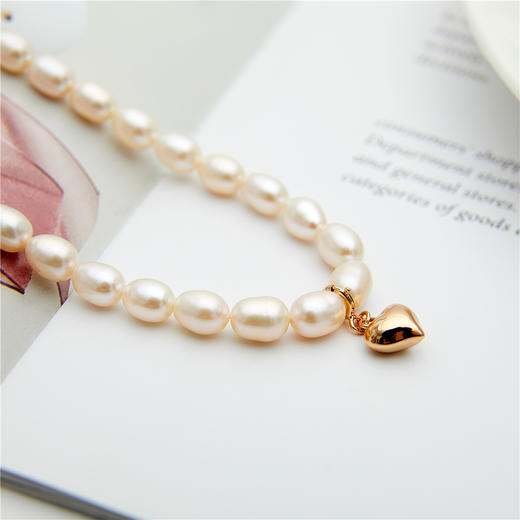 pearl moments 小金心 米珠全珠项链 商品图7