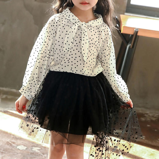 裁缝学苑 TD09洋气儿童长袖上衣1:1实物服装纸样剪裁图纸牛皮纸样 商品图5