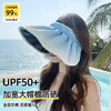 【sunnyuvcut】加宽加大黑胶渐变防晒贝壳帽 AJMZ4423 商品缩略图0